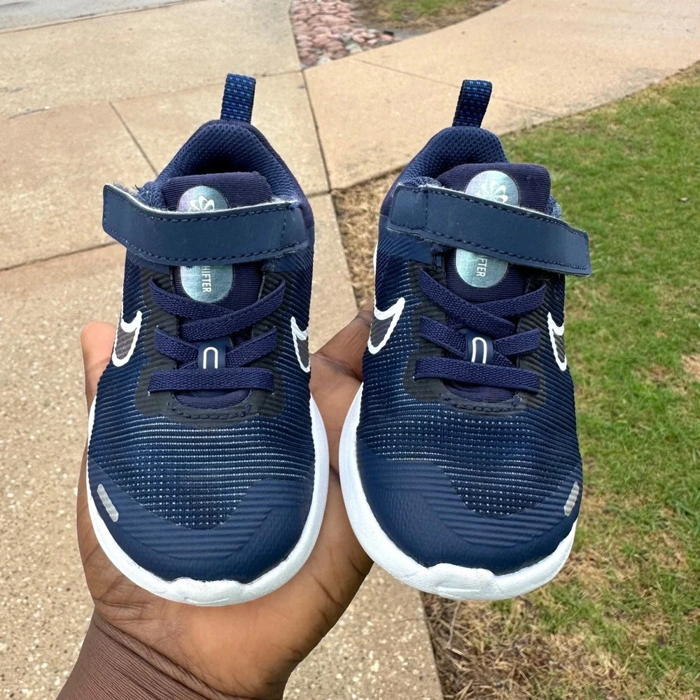 Nike Downshifter 12 Next Nature Toddler Sneakers Size 7 Midnight Navy Blue Shoes